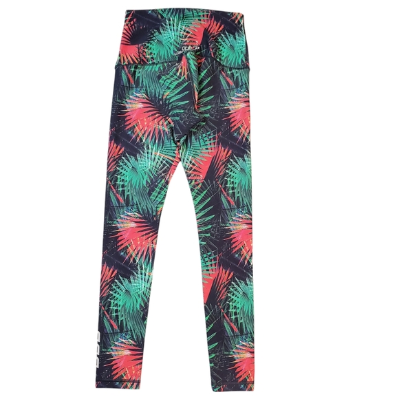 Lorna Jane Leggings Womens Size Small Tropicana Floral Print Mid-Rise Tights - Picture 4 of 10